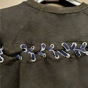 Maje Black Super Soft Winter Sweatshirt